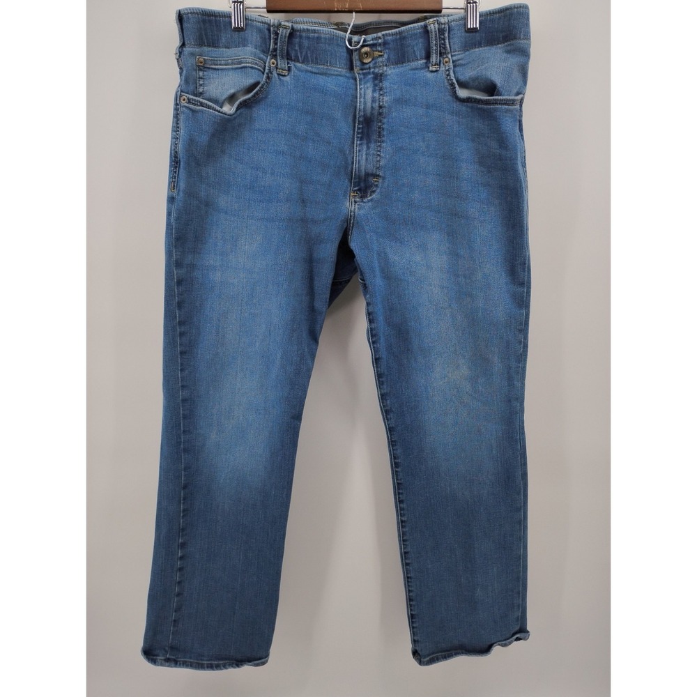 Lee‎ Extreme Motion Straight Tapered Leg Comfort Blue Jeans Tag 40x30 (38x28)